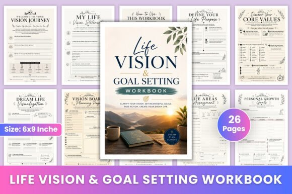 Download Life Vision &amp; Goal Setting Workbook - Goal setting Collection