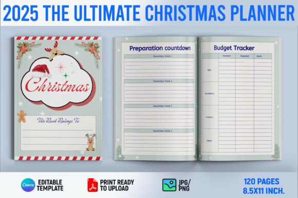 Download The Ultimate Christmas Planner |2025 KDP - 2025 Collection