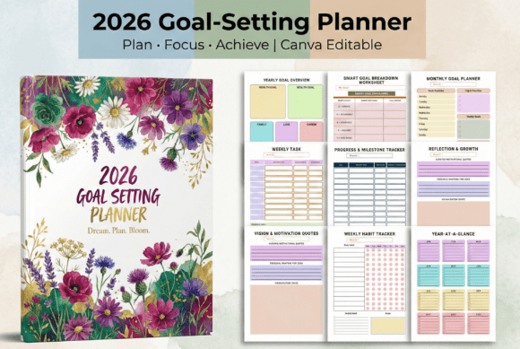 Download 2026 Goal Setting Planner - Goal setting Collection