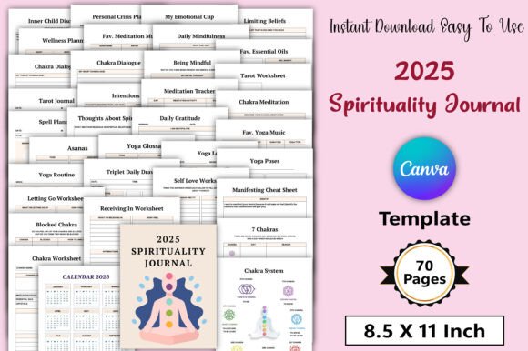 Download Editable 2025 Spirituality Journal - 2025 Collection