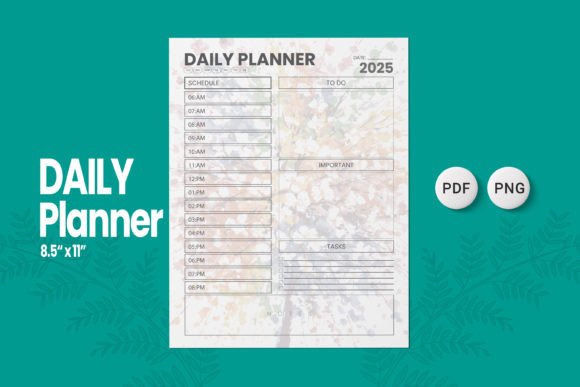 Download Daily Planner 2025 KDP 04 - 2025 Collection