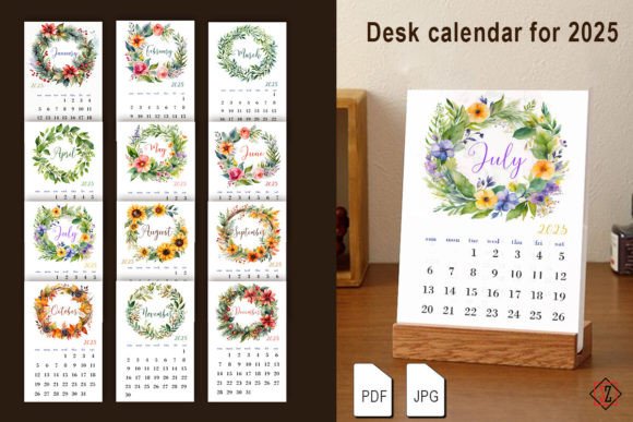 Download Desk Calendar for 2025 - 2025 Collection