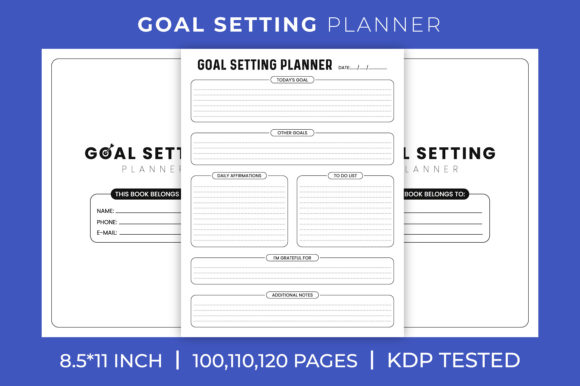Download Goal Setting Planner – KDP Interior - Goal setting Collection