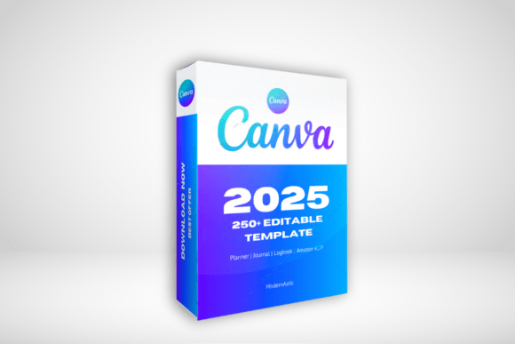 Download 250+ Editable Canva Templates | KDP 2025 - 2025 Collection
