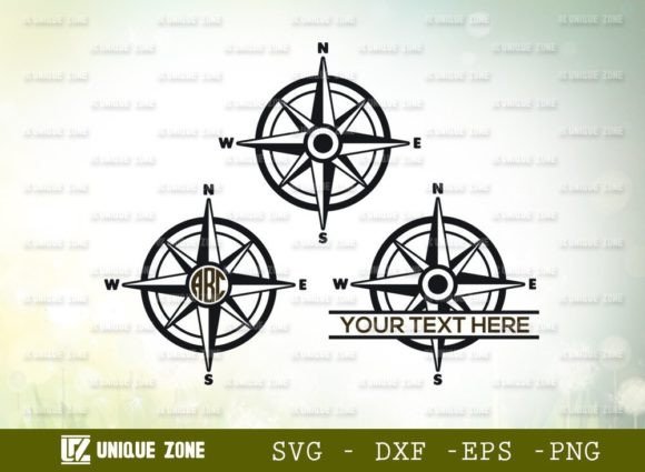 Download Compass SVG Monogram, Nautical Compass - Nautical Collection