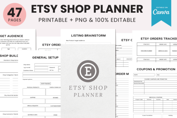 Download 2025 - Etsy Shop Planner - 2025 Collection